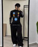 CAMISA MANGA LARGA FERRARI F1